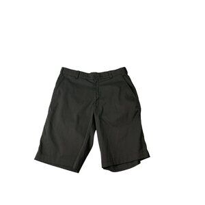 Nike Golf Mens Size 30 Black Shorts Golf Athletic Casual Flat Front Dri Fit 10.5